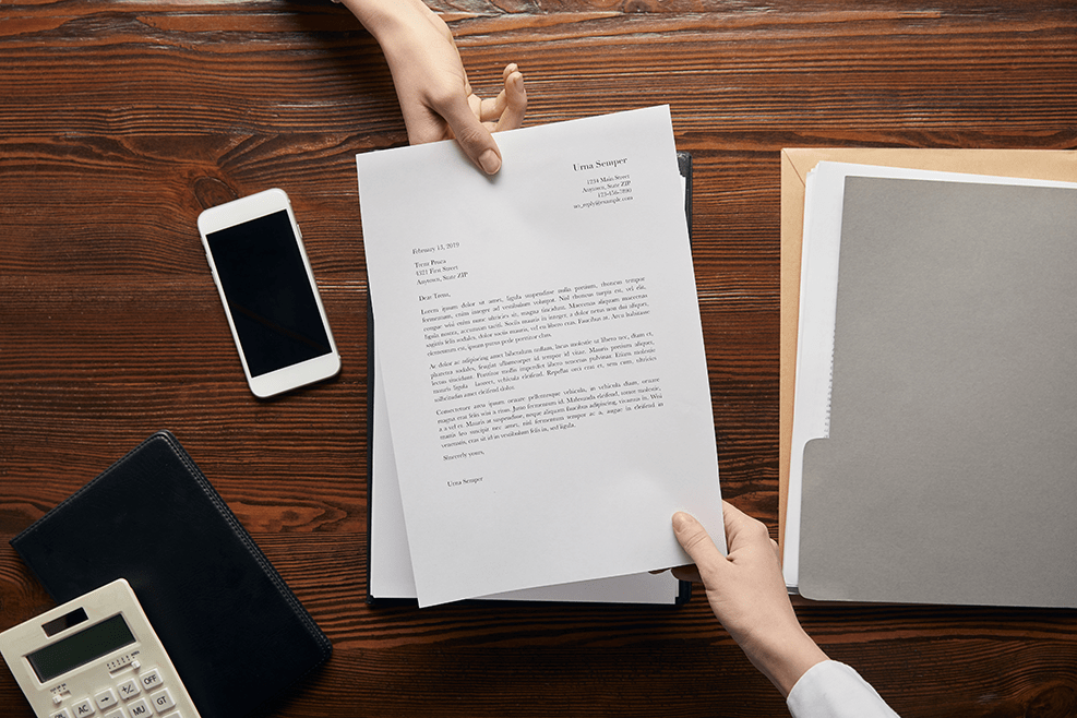 Lettre de démission